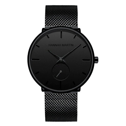 RELOJ HANNAH MARTIN MATE NEGRO CRIMINAL | SKU: HAN-27 , HAN-28