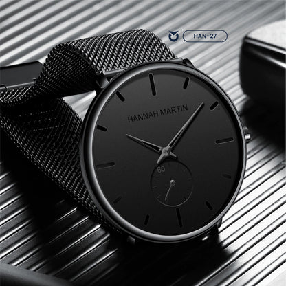 RELOJ HANNAH MARTIN MATE NEGRO CRIMINAL | SKU: HAN-27 , HAN-28
